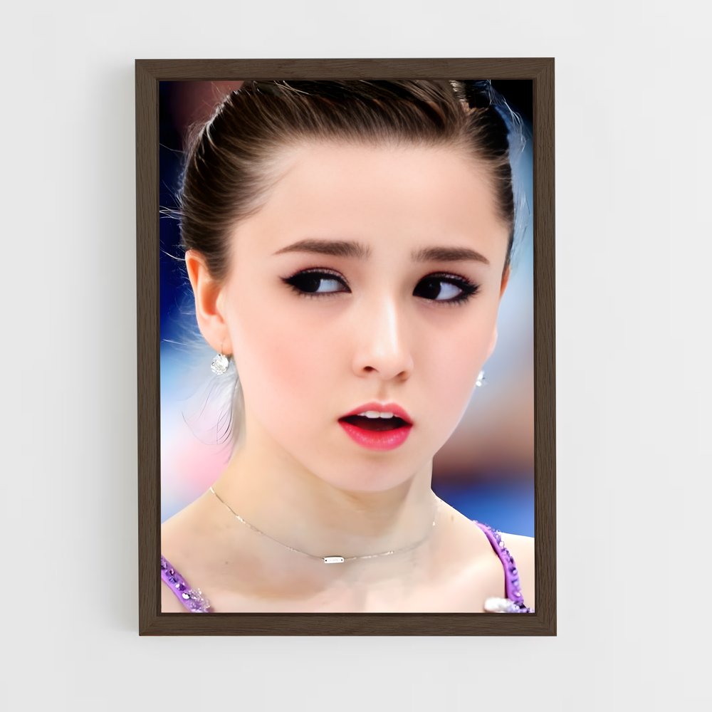 Poster Kamila valieva enchanteurs – affiche Patinage artistique (vue 5)